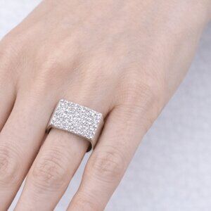 Vestopazzo Italian Jewerly Artesanal Aluminium Ring Size 6 3/4